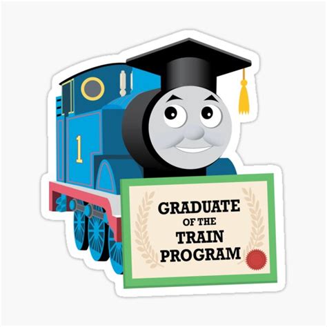 Graduate Of The Train Program Sticker For Sale By Lineco Redbubble