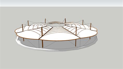 Arena With Tensile Structure 3d Warehouse