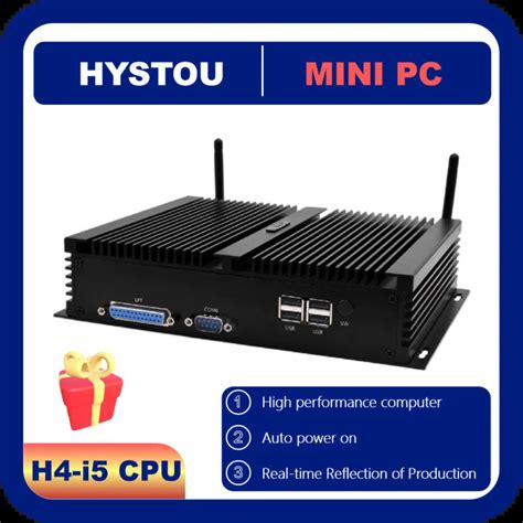 Hystou 2023 New 8th Gen Industrial Fanless In Mini PC Core I5 8250U