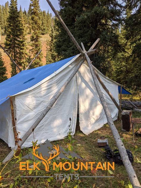 Camping In An Elk Mountain Tent Canvas Tents By Elk Mountain Tents