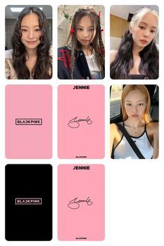 Photocard Blackpink I In Fikir Kart Ablonu Kartlar Kpop