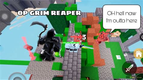 Grim Reaper Gameplay Op Roblox Bedwars Youtube