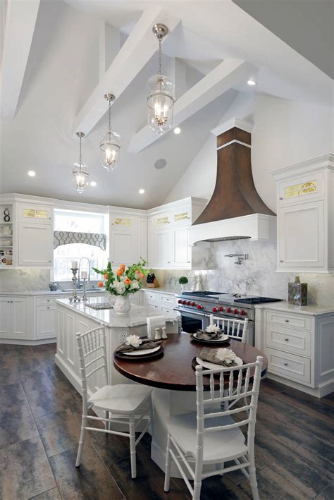 Coffered Ceiling Lighting Kitchen