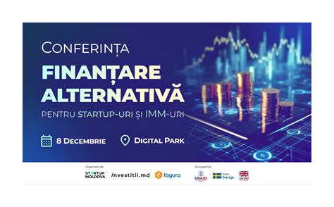 Cunoaște cine sunt speakerii conferinței Finanțare Alternativă pentru