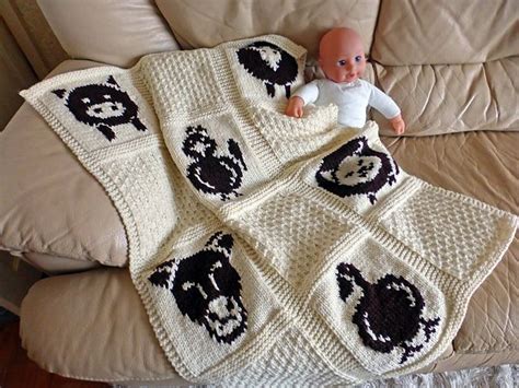 Farmyard Animals Baby Blanket Pattern By Sylvia Leake Baby Blanket