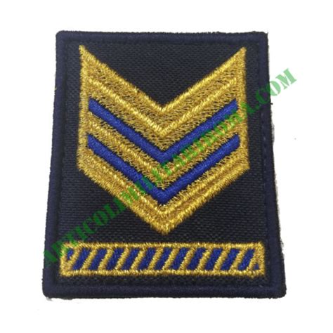 Grado Velcro Blu Aeronautica Militare Sergente Maggiore Capo Articoli