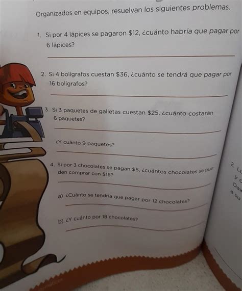 Cuales Son Las Respuestas De Esta Tarea Es Para Hoyes De 5 Grado