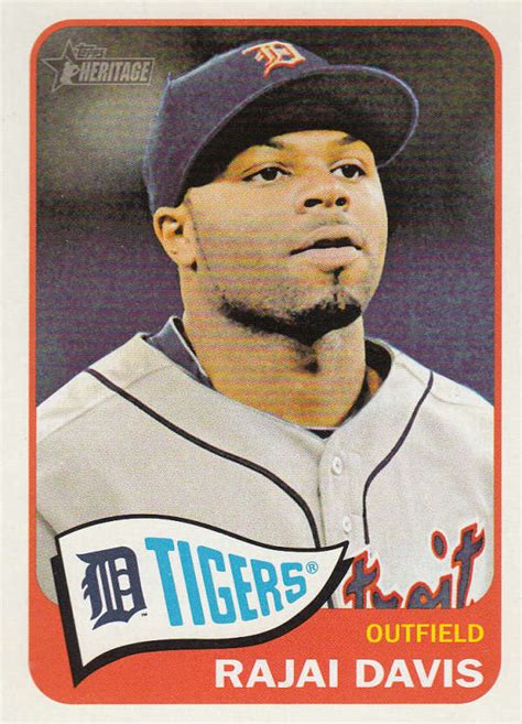 2014 Topps Heritage 406 Rajai Davis Tigers NM MT EBay