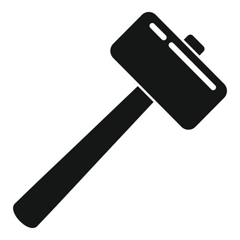 Tiler Sledge Hammer Icon Simple Style 14578224 Vector Art At Vecteezy