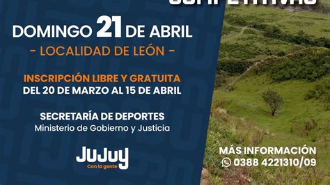 Inscriben Para El Trail D A Grande De Jujuy