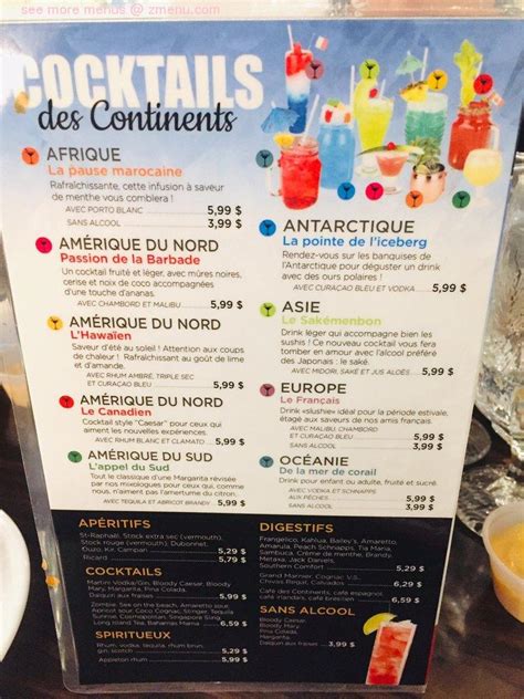 Online Menu of Buffet des Continents Restaurant, Brossard, Quebec, J4W ...