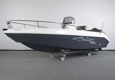 AQUABAT OPEN SPORTLINE 19 MET 90PK TOHATSU NIEUW Van Leeuwen Boten