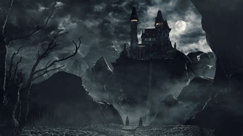 Dracula's Castle at Night by ScaryPlasmon on DeviantArt