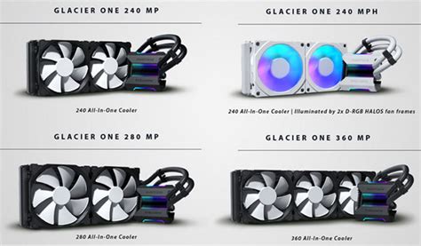 Phanteks Glacier One Aio Cpu Coolers Released Cooling News