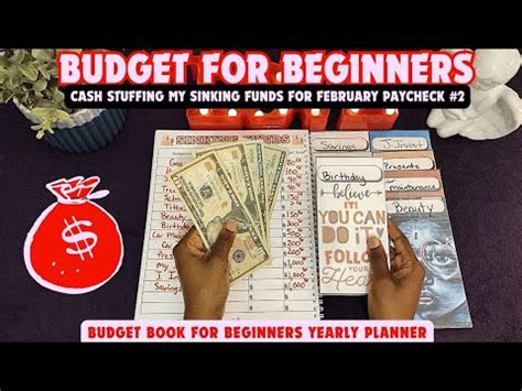 February Paycheck Cash Stuffing My Sinking Funds Budget Book