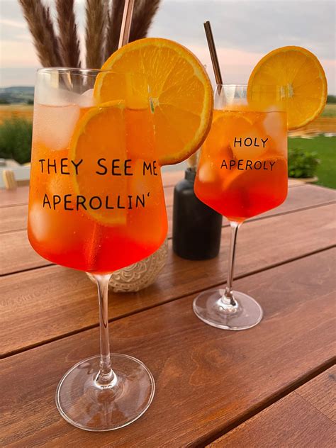 Aperol Spritz Glas Aperol Glas Leonardo Glas Personalisierte