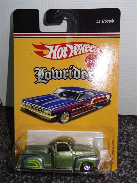 La Troca Chevy Hot Wheels Lowriders Green New