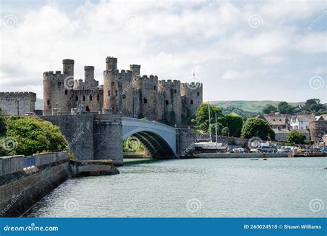 exterior  conwy castle wales stock photo cartoondealercom