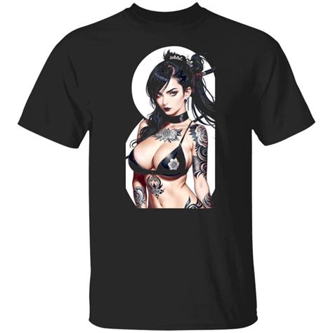 Sexy Hot Samurai Warrior Tattooed Gothic Girl Pinup Goth Chick Etsy