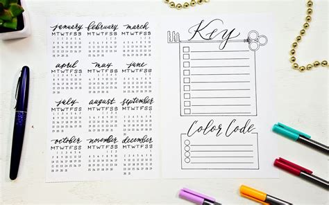 Planner Printables Combo Pack Sheena Of The Journal