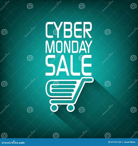 Cyber Monday Promotional Banner or Poster for Stock Vector ...