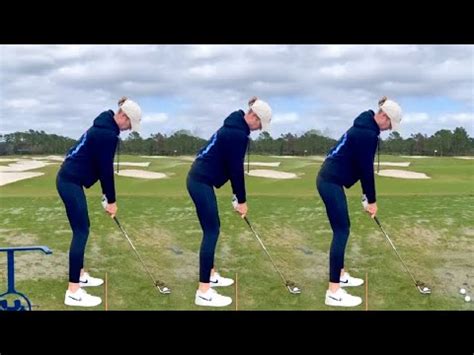 Nelly Korda Golf Swing Slow Motion Youtube