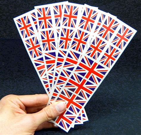 40 Removable Stickers: United Kingdom UK Flag Great Britain - Etsy