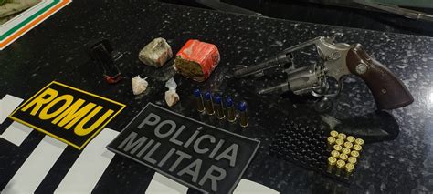 Entregador Por Aplicativo é Preso Em Flagrante Com Arma De Fogo E Droga