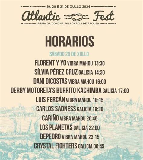 Festival Atlantic Fest 2024 01 01 Cartel Entradas Y Bandas