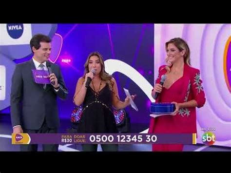 Teletom Brasil 2017 Patricia Abravanel Leva Tombo No Palco YouTube