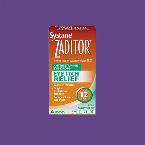 Zaditor Eye Care Allergy Relief Eye Drops, (5 ml bottle)