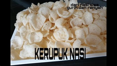 Kerupuk Nasi Youtube