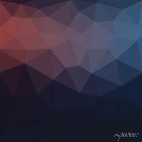 Light Blue Dark Vector Low Poly Crystal Background Polygon Design