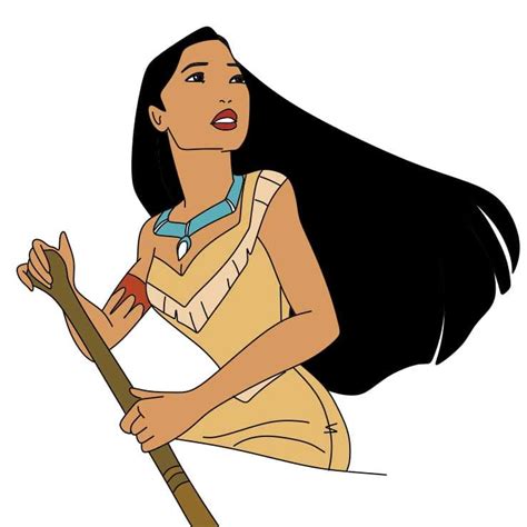 How To Draw Princess Pocahontas Pocahontas Step By Step NBKomputer