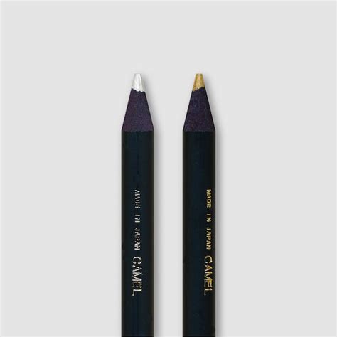 Camel Silver And Gold Color Pencil Set From Japan Etsy