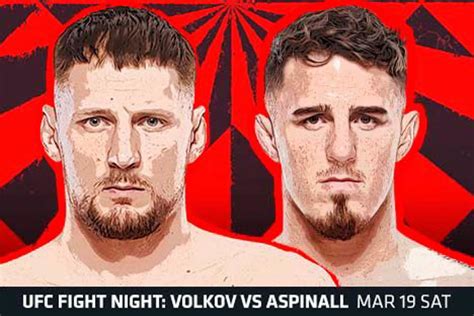 Ufc Fight Night Volkov Vs Aspinall Live Results Mma Underground