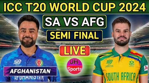 Afg Vs Sa Live Match Score Icc T20 World Cup 2024 Afghanistan Vs