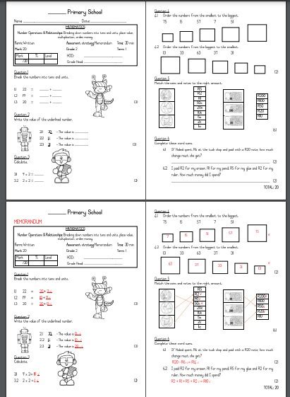 Maths Term 1 Assessments My Klaskamer