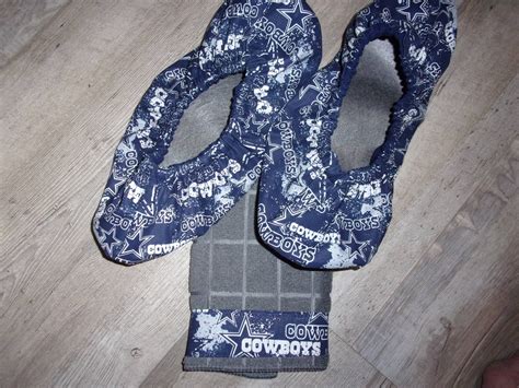 Cowboys Bowling Shoe Covers W/matching Towel W/ Grip Bag - Etsy