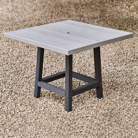 Recycled Plastic Square Dining Table Woodberry