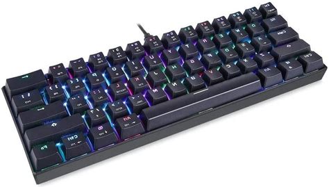 Motospeed Ck Wired Mechanical Keyboard With Rgb Us Red Switch Us