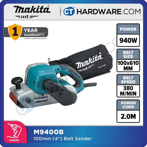 MAKITA MT M9400B BELT SANDER 610MM X 100MM 940W Shopee Malaysia