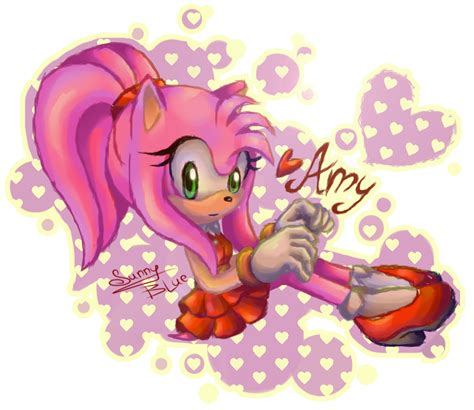 Sweet Heart Amy Rose By Xxsunny Bluexx On Deviantart