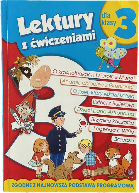 LEKTURY klasa 3 ćwiczenia zadania karty pracy 13231087549