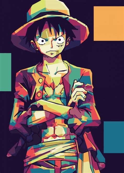 Luffy Poster By Ahmad Slamet Wahyudi Displate Luffy One Piece