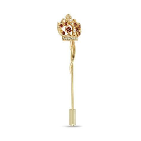 Crown And Poppy Tie Pin – Poppy Shop UK