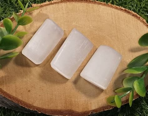 Selenite Tumblestones High Quality Satin Spar Purifying Etsy Uk