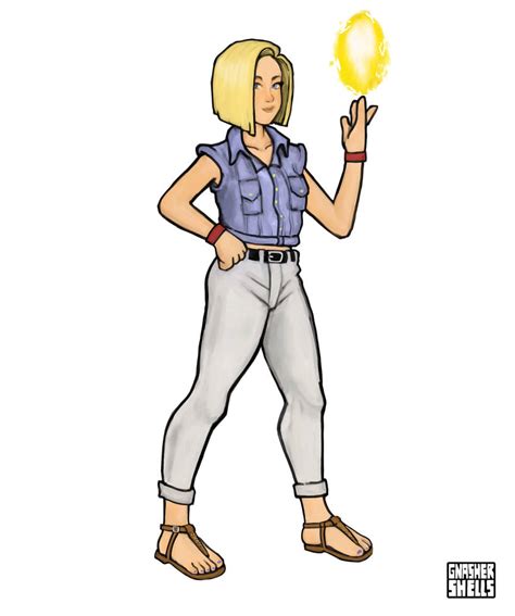 Android 18 Buu Saga By Gnashershells On Deviantart