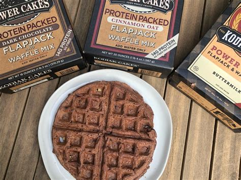 Healthy Waffles Made With Kodiak Cakes Mix Full Of Protein And Flavor