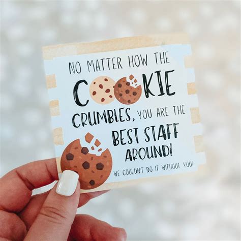 No Matter How The Cookie Crumbles Free Printable